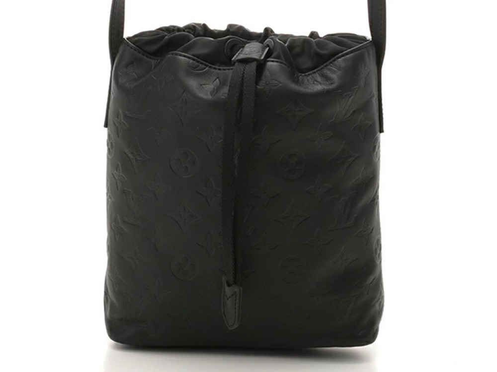 LOUIS VUITTON Bag Shoulder Monogram Shadow Noir Black Limited Pop up